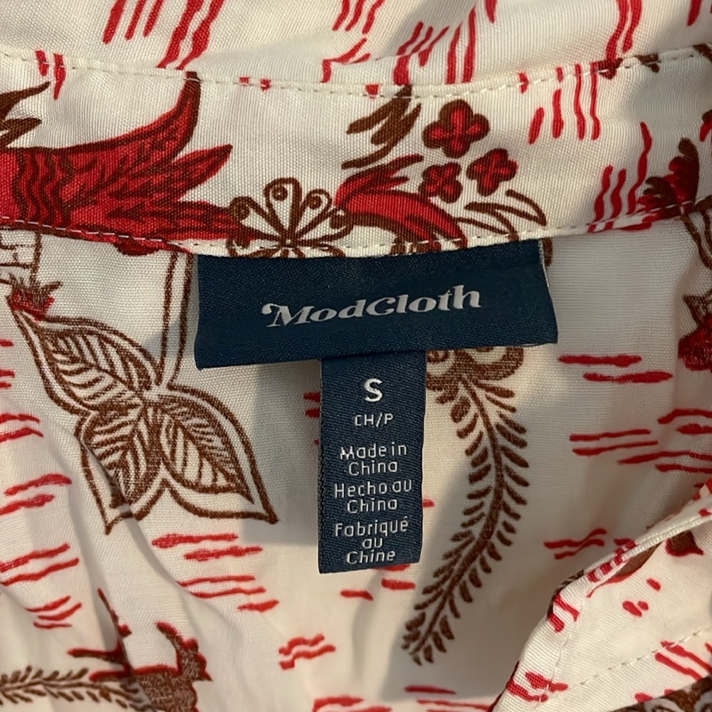 NWT Modcloth Western style shirt dress - Picture 9 of 11